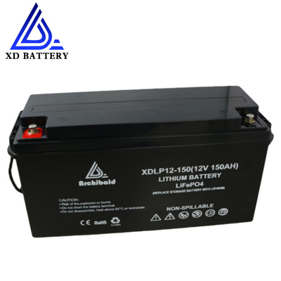 batterie profonde de caravane de cellules de paquet de batterie de caravane du lithium Lifepo4 de 12V 100AH