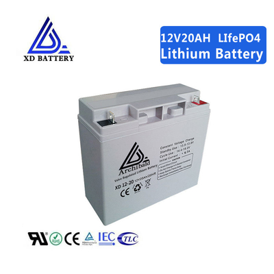 Lithium profond Ion Battery For Rv, OEM Li Ion Rv Battery de cycle de 20AH 12v