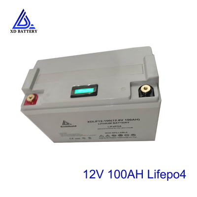 batterie de l'ion rv de lithium de 12V 100AH dans la batterie rechargeable scellée par expédition rapide courante